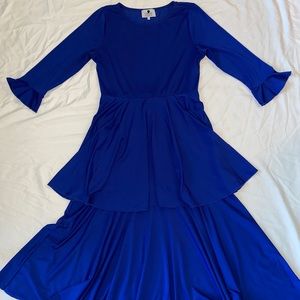 Royal blue dainty jewels dress